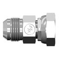 World Wide Fittings Male JIC to Female British Standard Pipe Parallel Swivel Straight 7004X12X12